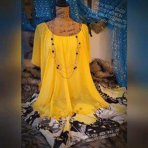 Cato's Top and Palazzo set NEW WITH TAGS